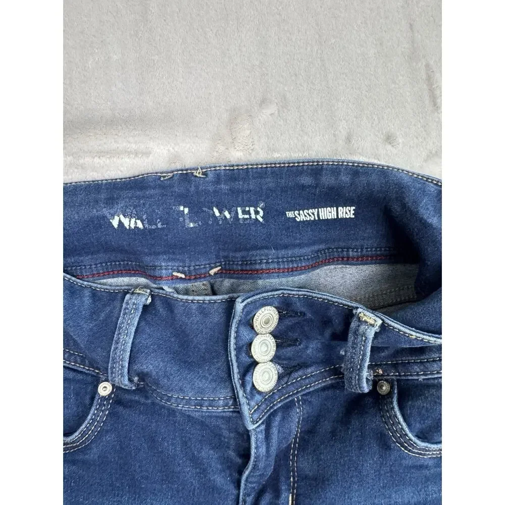 Wallflower Jeans Women's 9R Blue Low-Rise The Ultra Fit‎ Skinny
